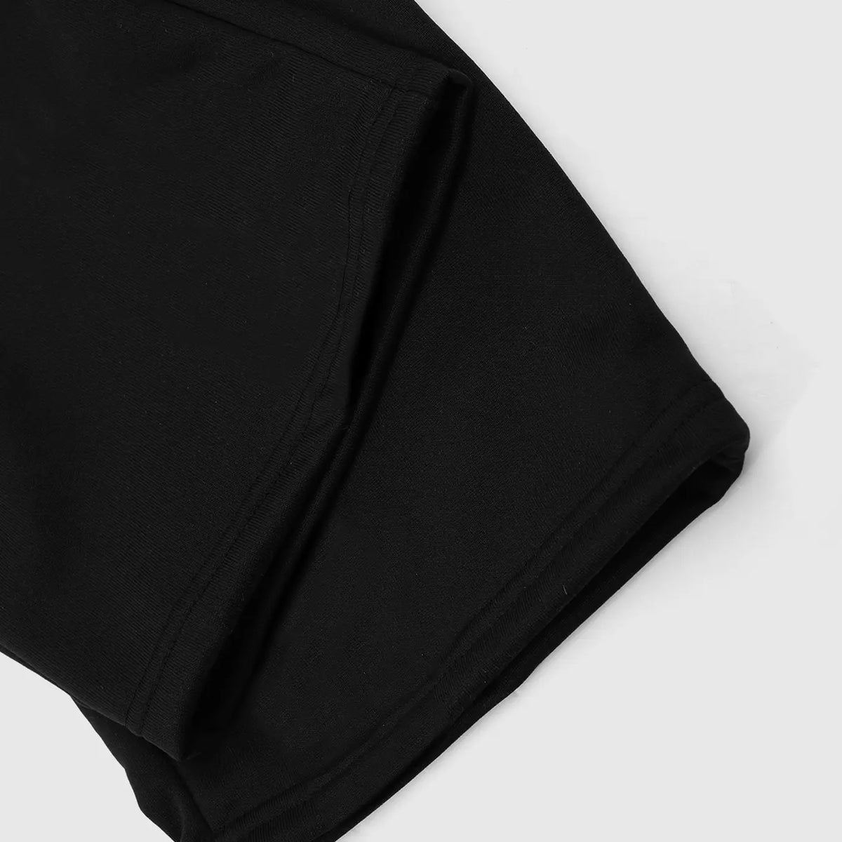 Men's Straight Leg Cuffed Drawstring Pants with Drawstring Waist, Side Print Design, Casual Fitted Style, All Season Wear, Essential Daily Drawstring Trousers