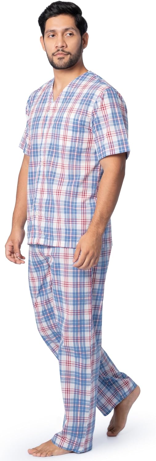 Fruit of the Loom Men's Sleep Sets, Pajama Set with Full Length Bottoms