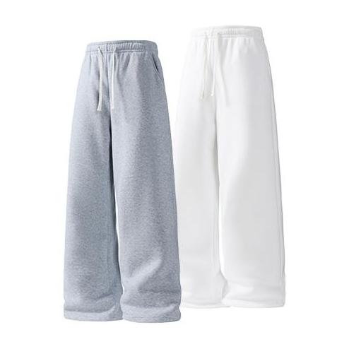 Men’s long pants for spring, summer, and autumn—simple drawstring waist, sporty and comfortable, versatile casual trousers for everyday wear.