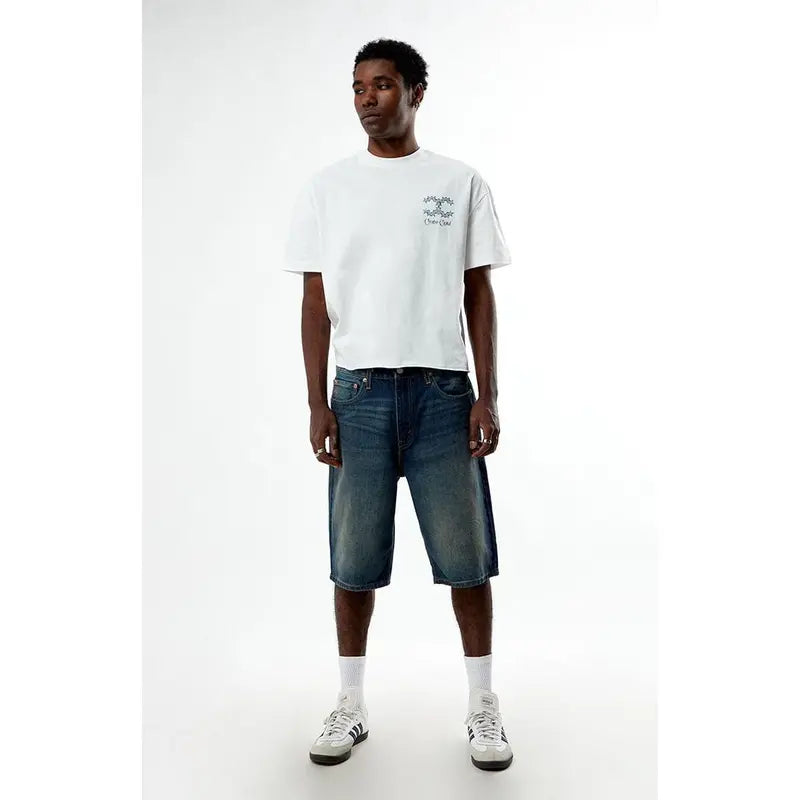 Pacsun Men's Creative Capital Cropped Boxy T-Shirt