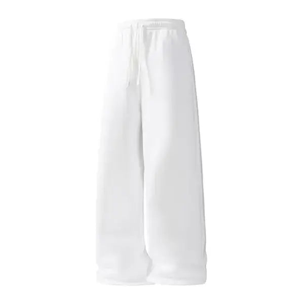 Men’s long pants for spring, summer, and autumn—simple drawstring waist, sporty and comfortable, versatile casual trousers for everyday wear.
