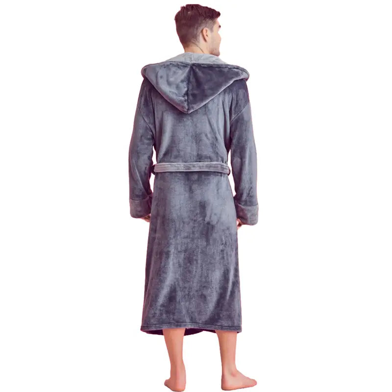 TowelSoft Men Plush Shawl Collar Robe, Unisex (S/M - L/XL - XXL/One Size)