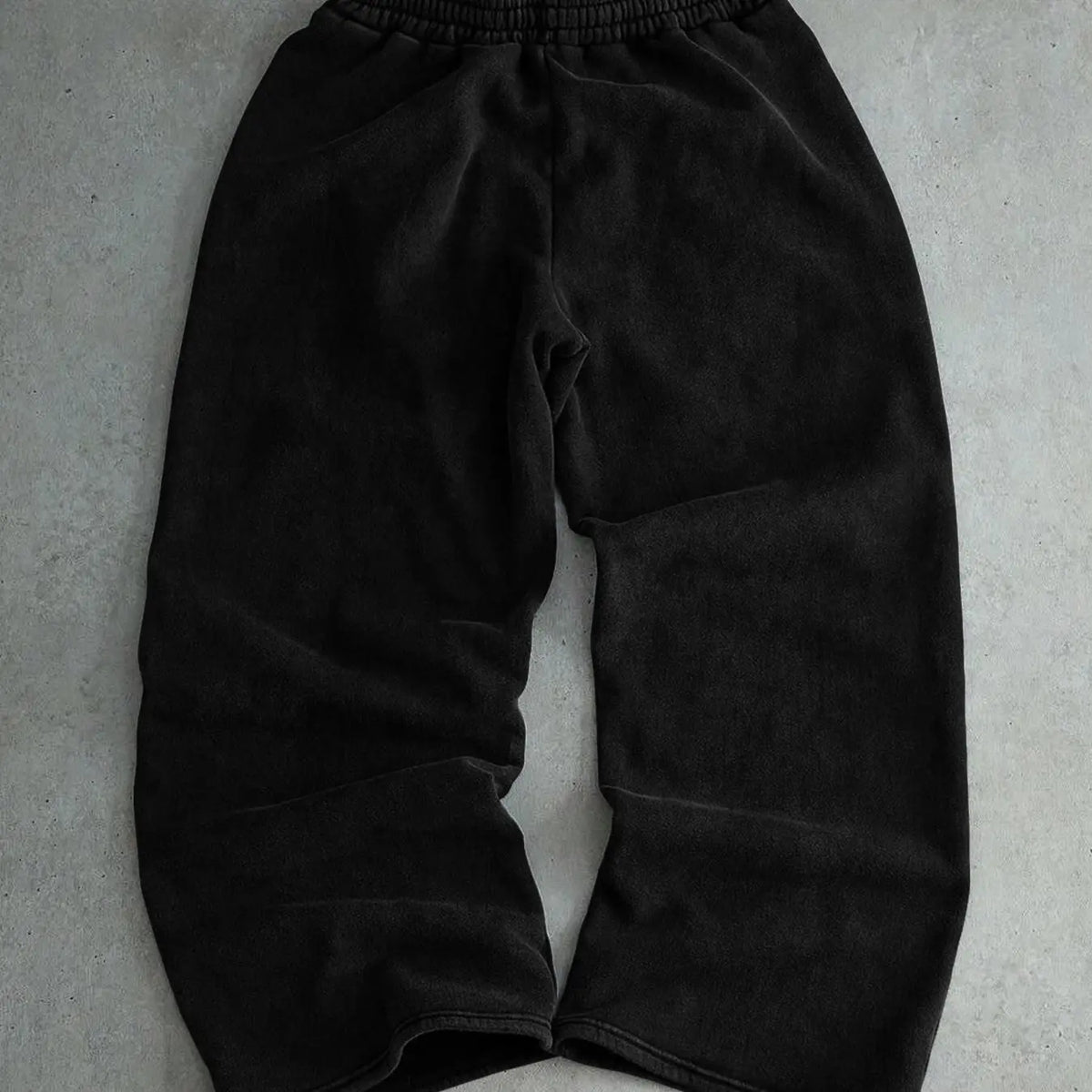 Men's Straight Leg Cuffed Drawstring Pants with Drawstring Waist, Side Print Design, Casual Fitted Style, All Season Wear, Essential Daily Drawstring Trousers