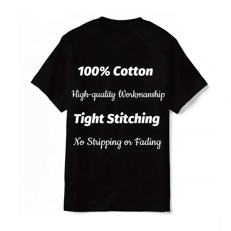 Menswear Funny Meme Graphic Shirts - Unisex Short-Sleeve Round Neck Cotton Tee, Soft Breathable Fabric, Casual Streetwear Outfit, Gift Idea