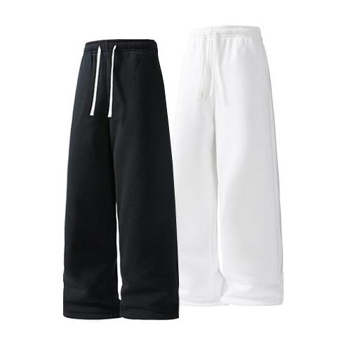 Men’s long pants for spring, summer, and autumn—simple drawstring waist, sporty and comfortable, versatile casual trousers for everyday wear.