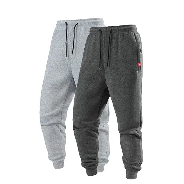 Men's drawstring ankle-length pants, simple and comfortable, suitable for both casual wear and sports.