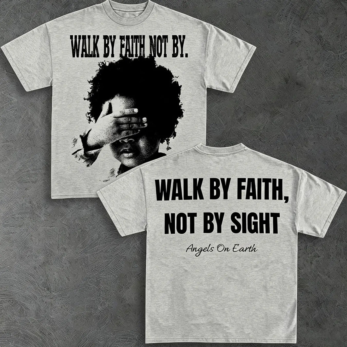 Unisex Graphic Round Neck Tee with Bible Verse Print, Casual Streetwear Short Sleeve, Faith Inspiring Design, Perfect for Daily Wear