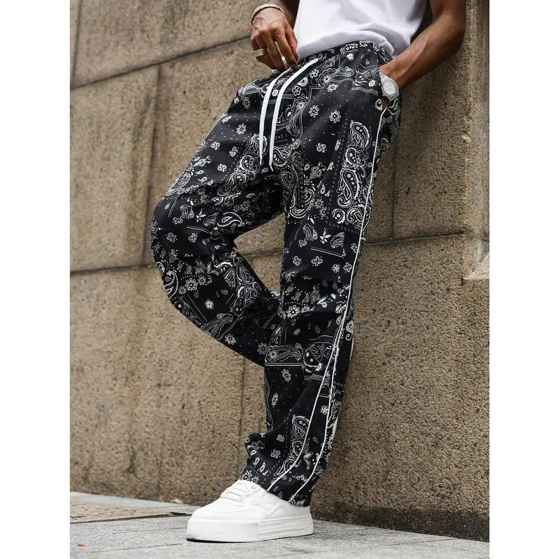Men's Casual Comfy Pants - Move with Ease Run-to-Daily Wear Bottoms for Outdoor Running, Fitness