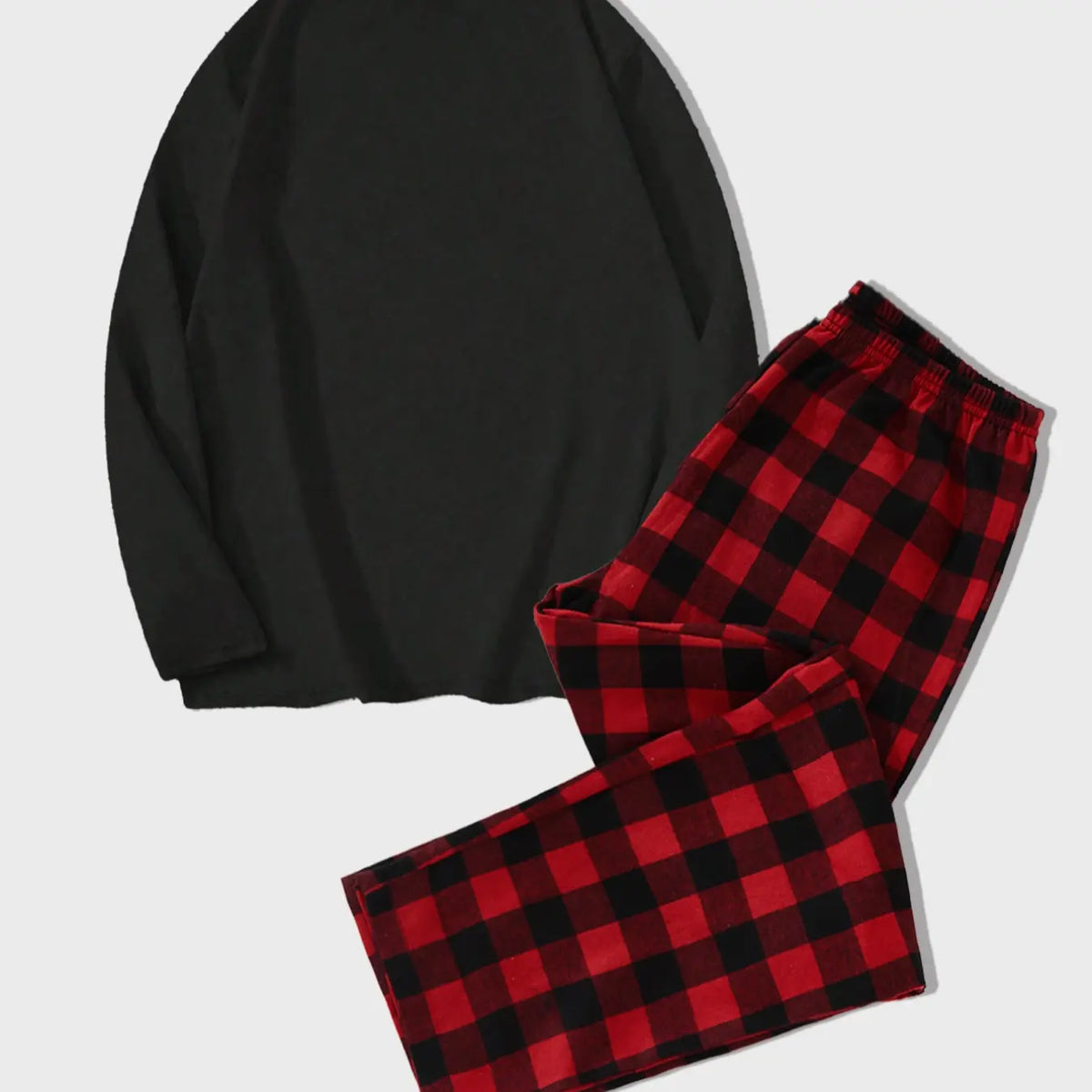Men's Soft Plaid Pattern Homeewear Set, Casual Comfortable Daily Wear, Perfect for Relaxing at Home, Stylish and Cozy, Pajamas