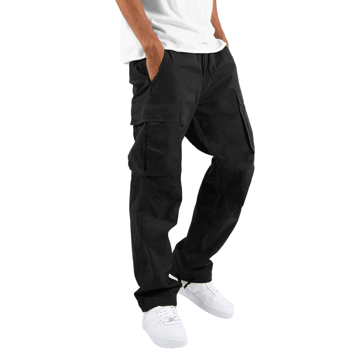 Mens Cargo Pants Fall 2026 Stretch Hiking Work Pant With Multi Pockets
