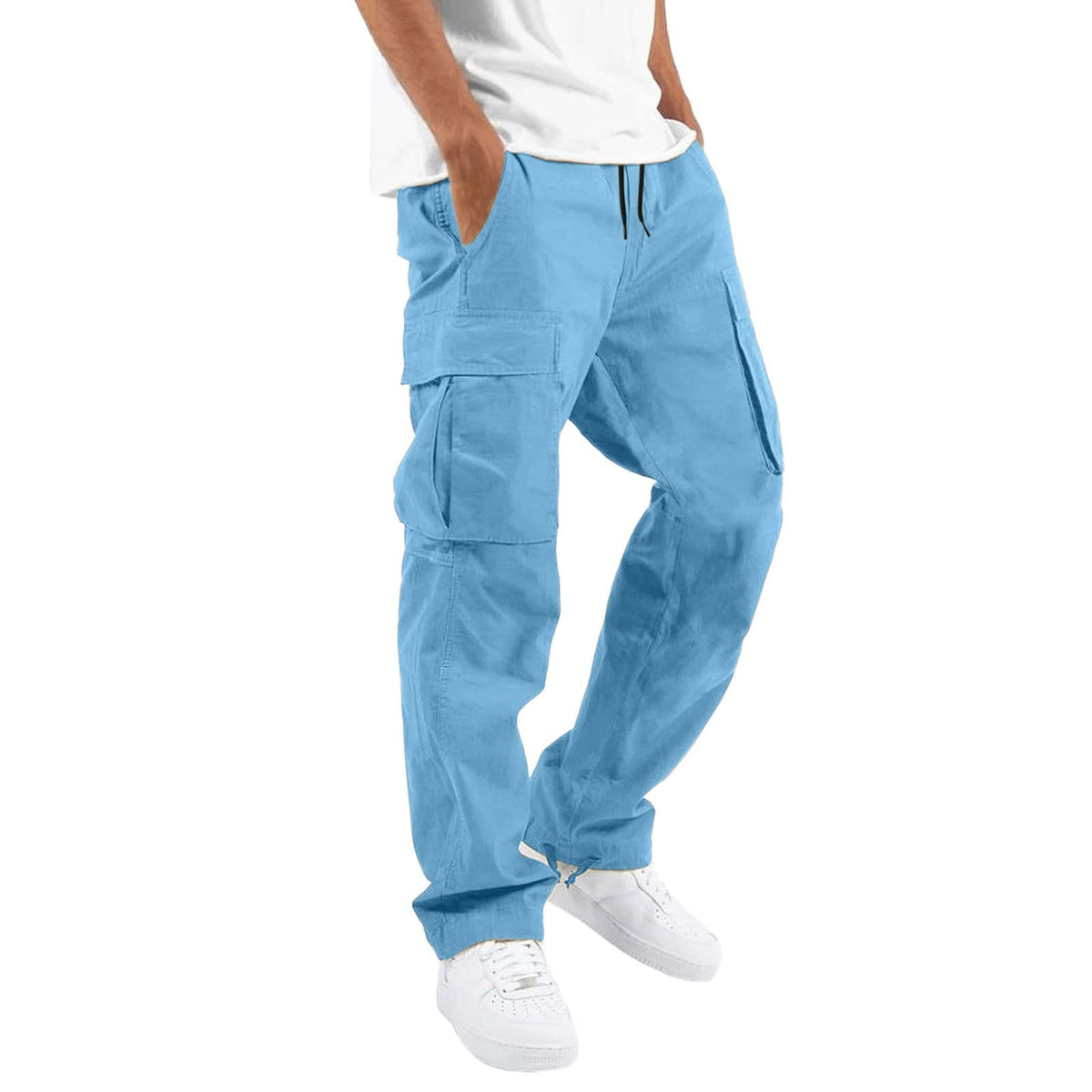 Mens Cargo Pants Fall 2026 Stretch Hiking Work Pant With Multi Pockets