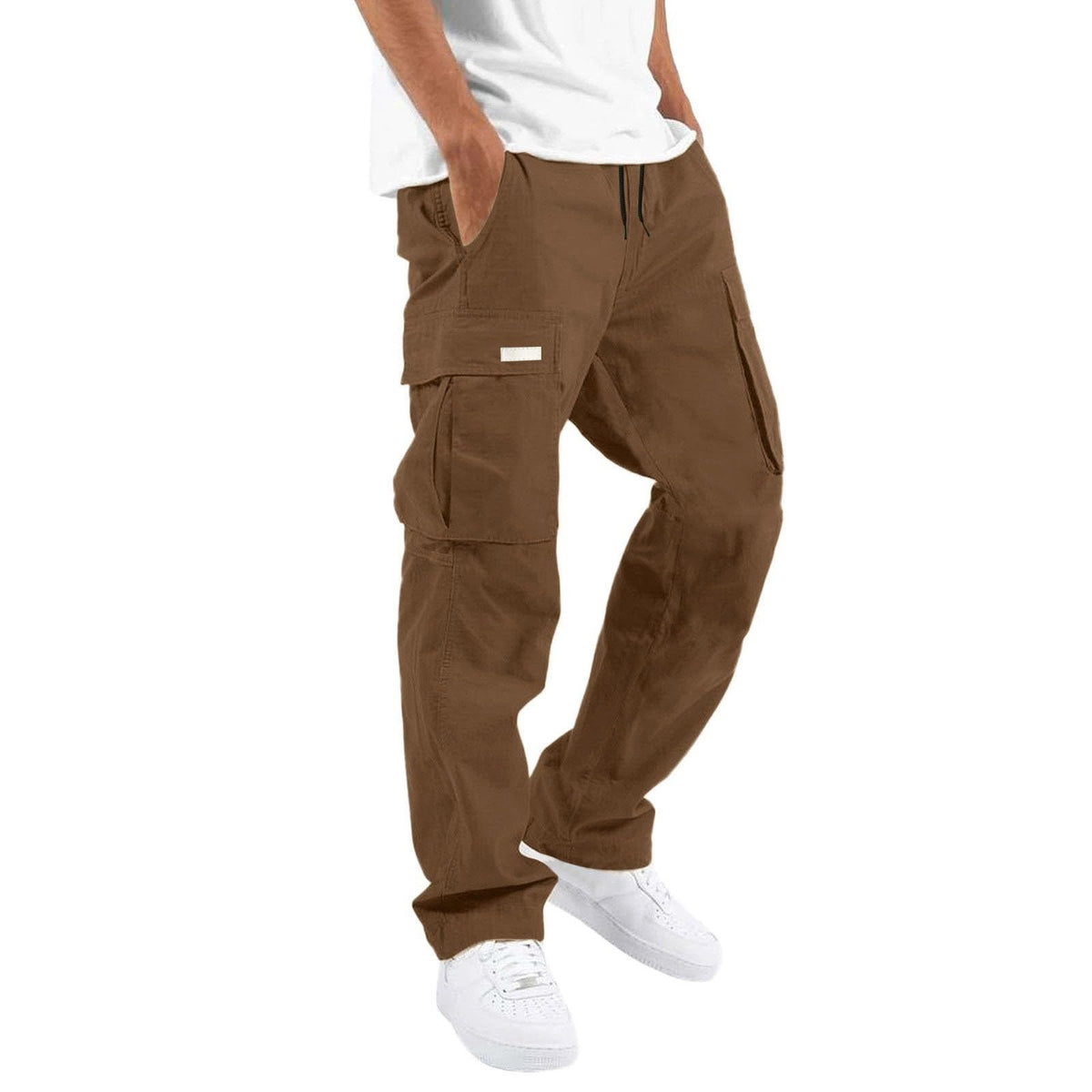 Mens Cargo Pants Fall 2026 Stretch Hiking Work Pant With Multi Pockets