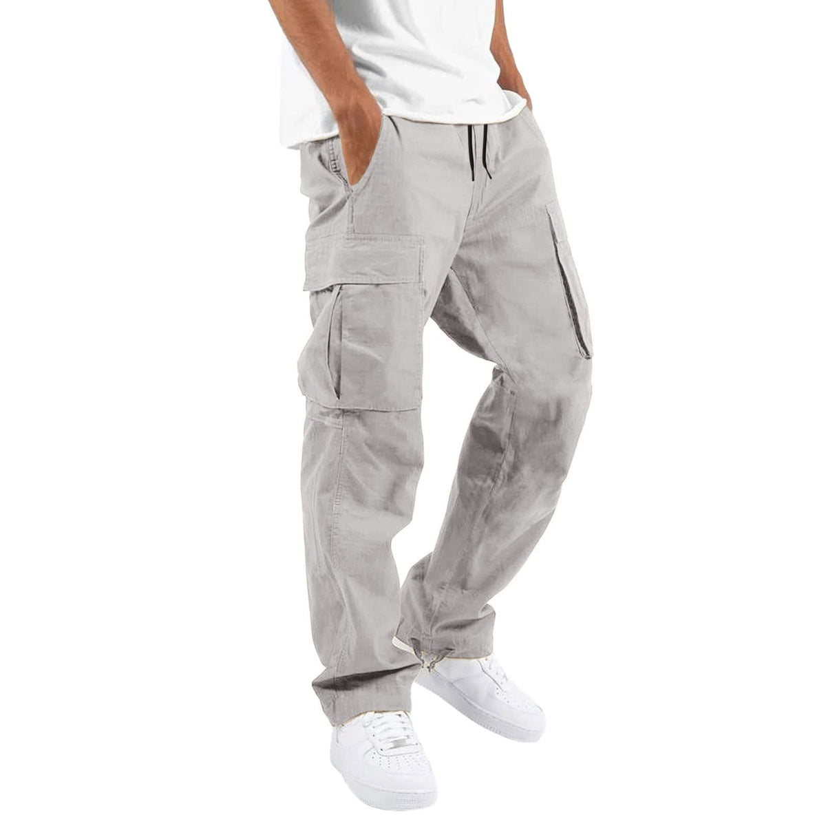 Mens Cargo Pants Fall 2026 Stretch Hiking Work Pant With Multi Pockets
