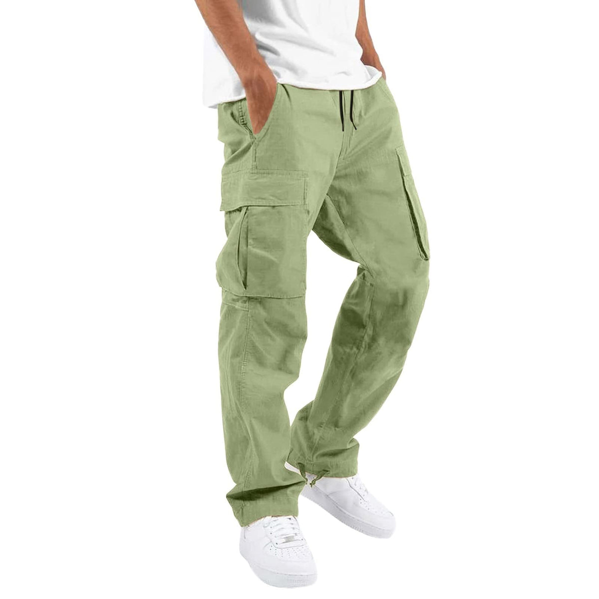 Mens Cargo Pants Fall 2026 Stretch Hiking Work Pant With Multi Pockets