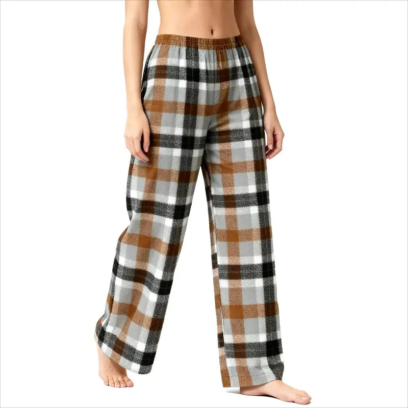 Holafish Pajama Pants Sleepwear Plaid Lounge Pant ,Plaid Tie-Dye Lounge Sleep Pants - Casual & Comfortable Loungewear Bottoms