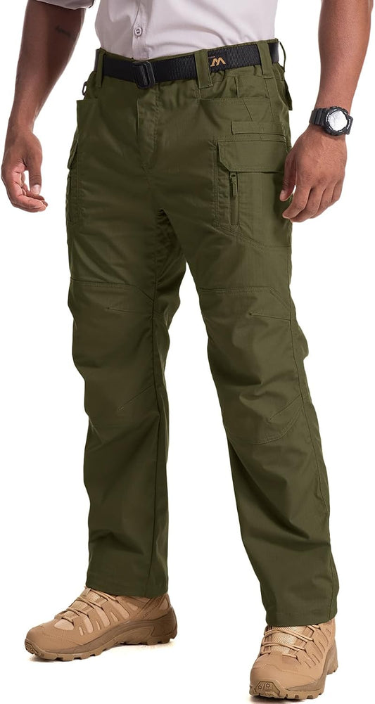 Mens Cargo Pants Tactical Cotton Flex Stretch BDU Outdoor Hiking Work Pants