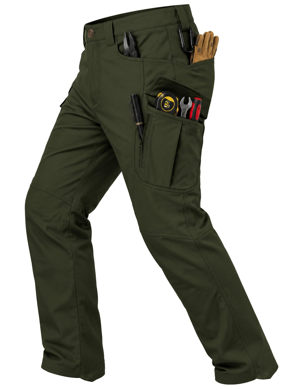 Men's Tactical Cargo Pants Stretch Ripstop Hiking Work Pants with 9 Pockets