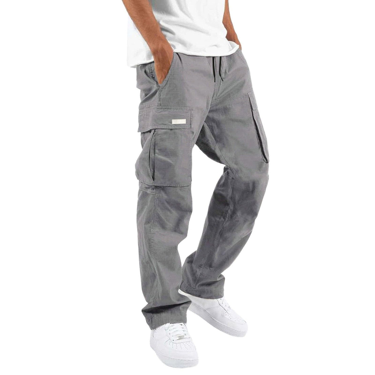 Mens Cargo Pants Fall 2026 Stretch Hiking Work Pant With Multi Pockets