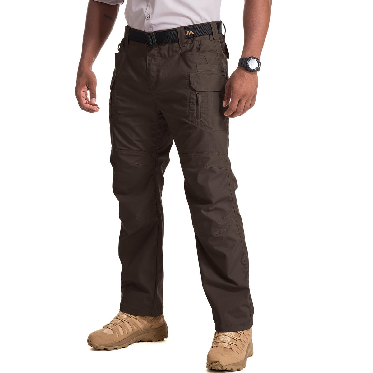 Mens Cargo Pants Tactical Cotton Flex Stretch BDU Outdoor Hiking Work Pants
