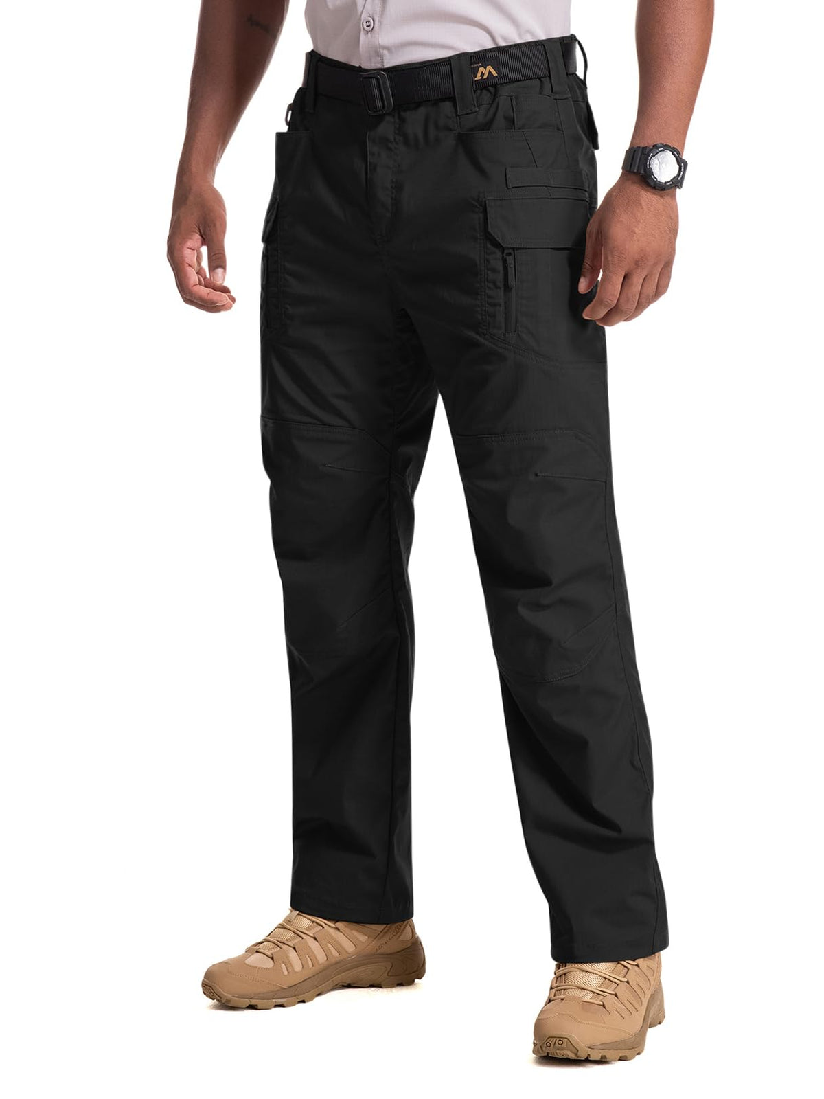 Mens Cargo Pants Tactical Cotton Flex Stretch BDU Outdoor Hiking Work Pants