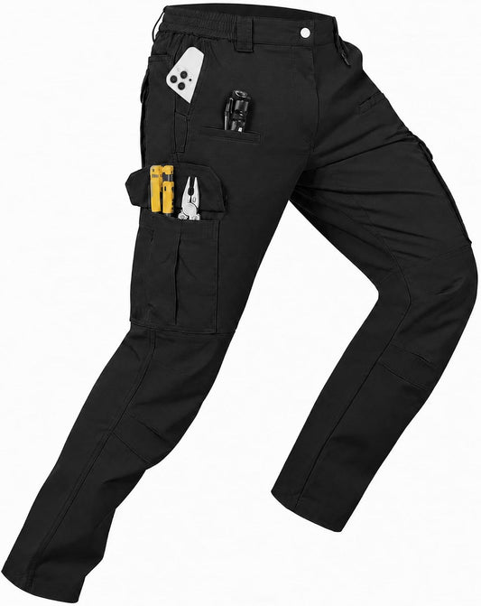 MOURCE Tactical Pants for Men Stretch Cargo Ripstop Waterproof Work Outdoor