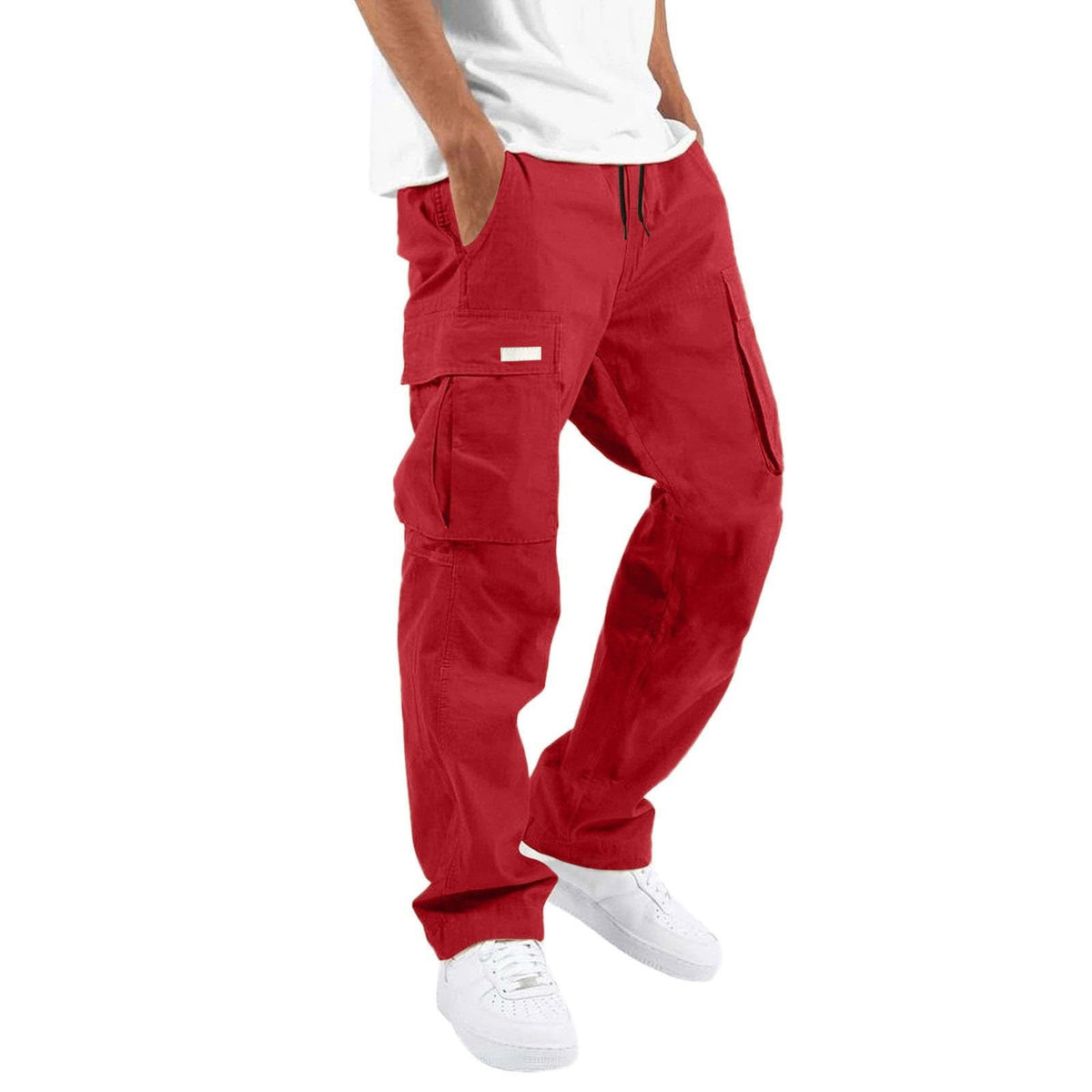 Mens Cargo Pants Fall 2026 Stretch Hiking Work Pant With Multi Pockets