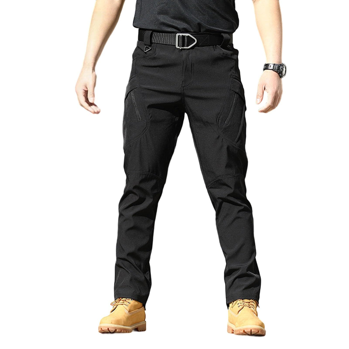 Cargo Work Pants for Men 2026 Tactical Stretch Casual Waterproof Travel Hiking Pant with Multi Pockets (No Belt)