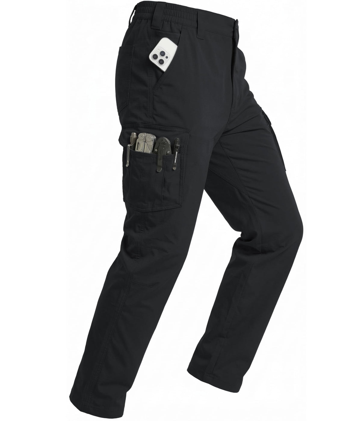NATUVENIX Tactical Pants for Men Stretch Ripstop Cargo Waterproof Work