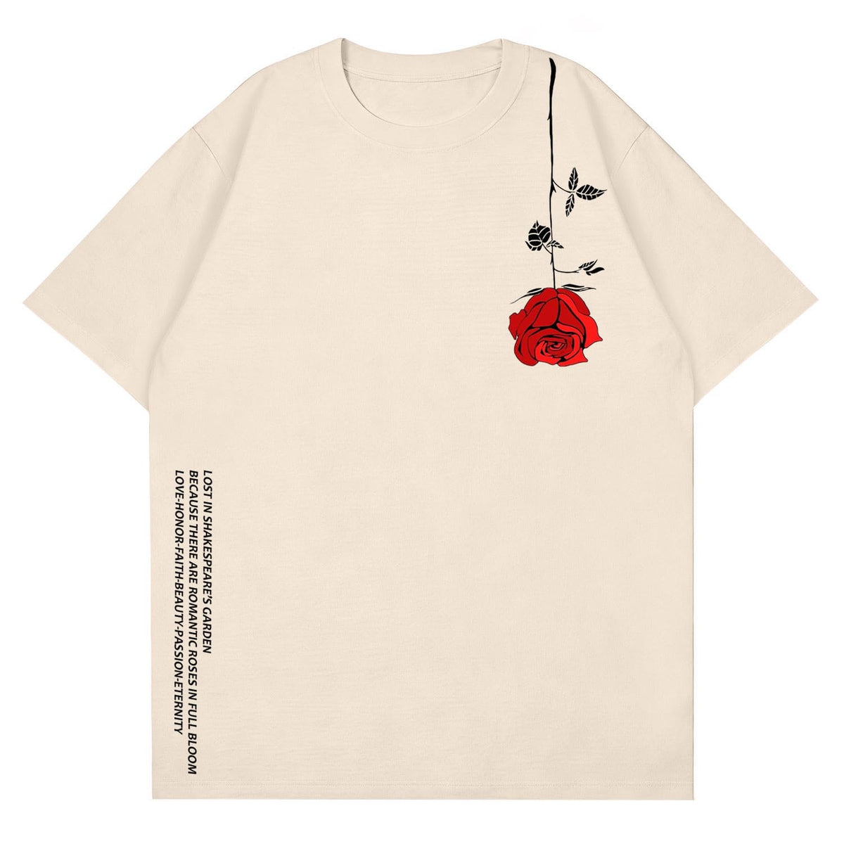 Mens Graphic Tees Oversized Creative Graffiti Tshirt