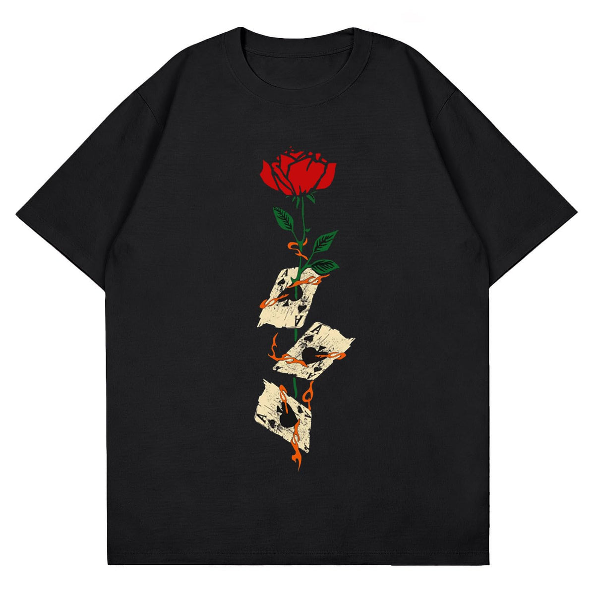 Mens Graphic Tees Oversized Creative Graffiti Tshirt