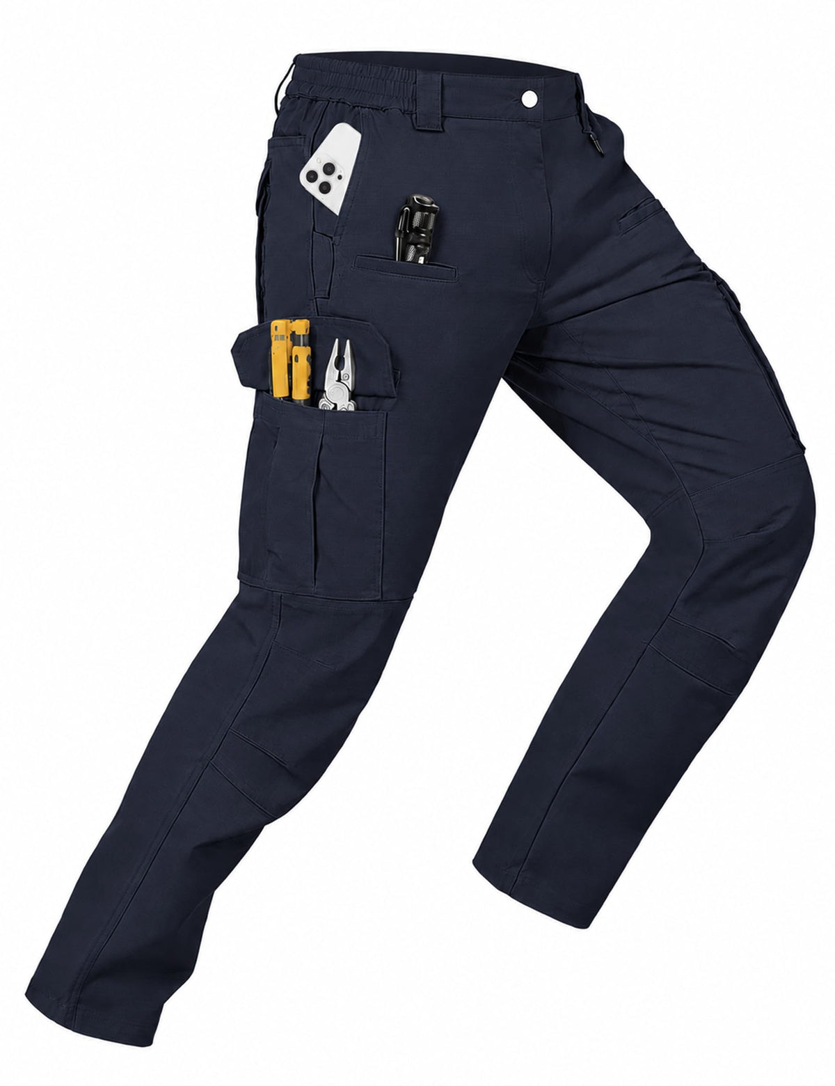 MOURCE Tactical Pants for Men Stretch Cargo Ripstop Waterproof Work Outdoor
