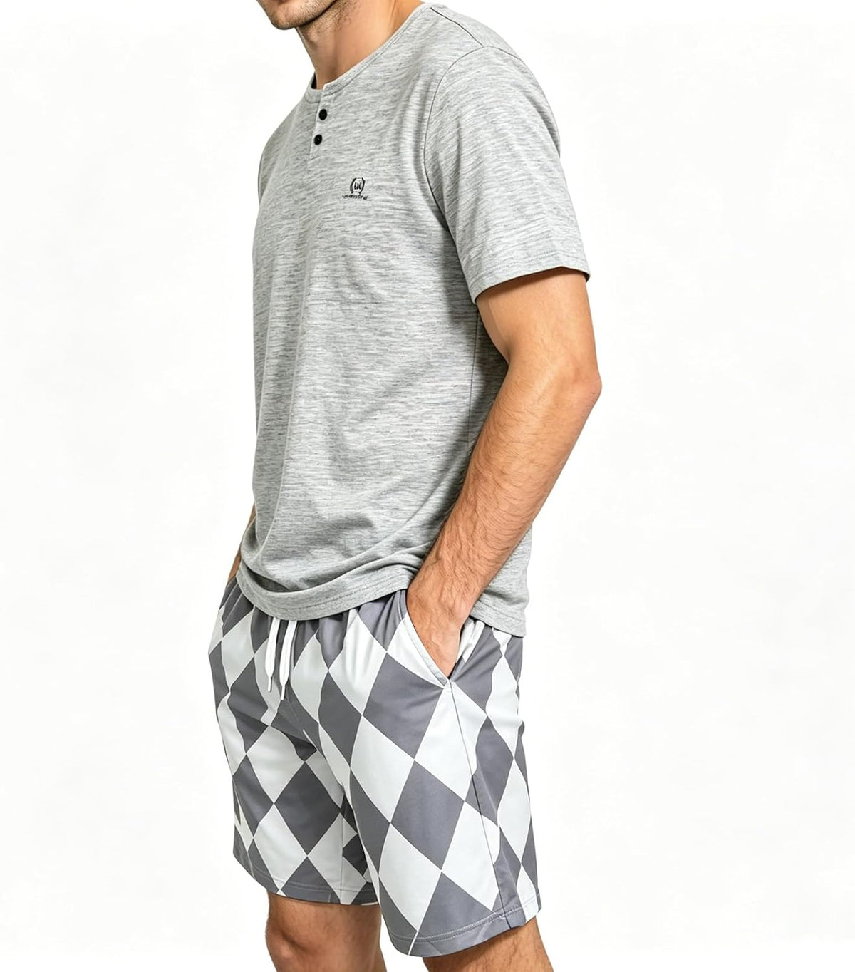 Men's Pajama Lounge Set - Soft 2 Piece Casual Sleepwear