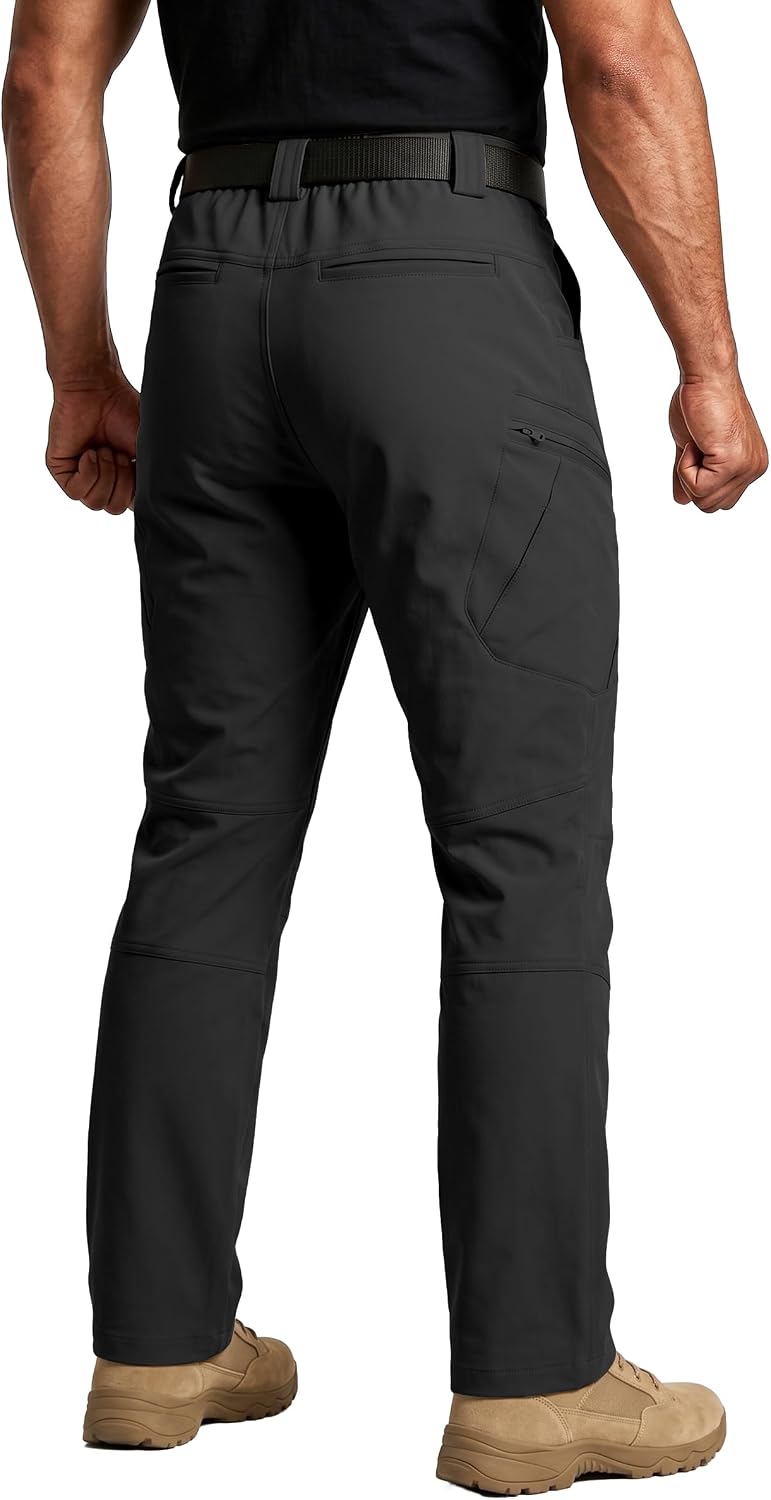 Men's Tactical Cargo Work Pants Lightweight Hiking Fishing Pants Stretch