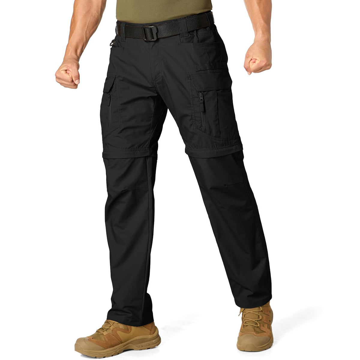 Mens Cargo Pants Tactical Cotton Flex Stretch BDU Outdoor Hiking Work Pants