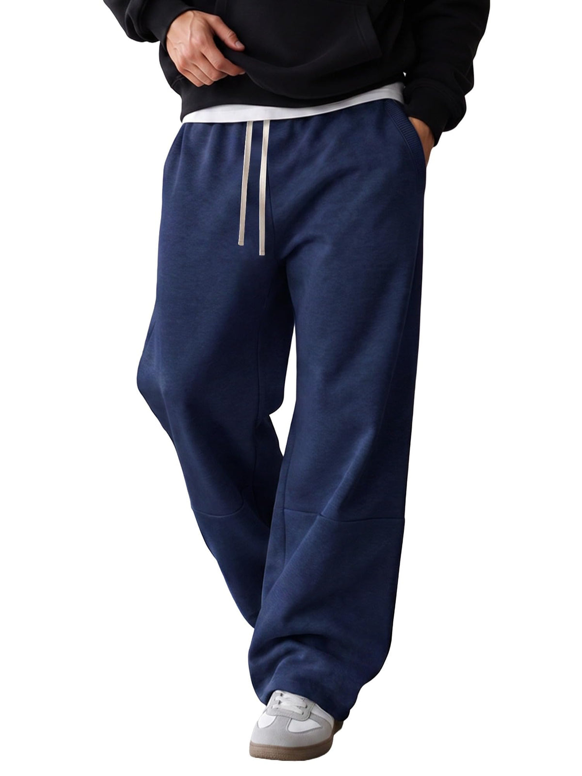 JMIERR Men's Baggy Sweatpants Straight Leg Drawstring