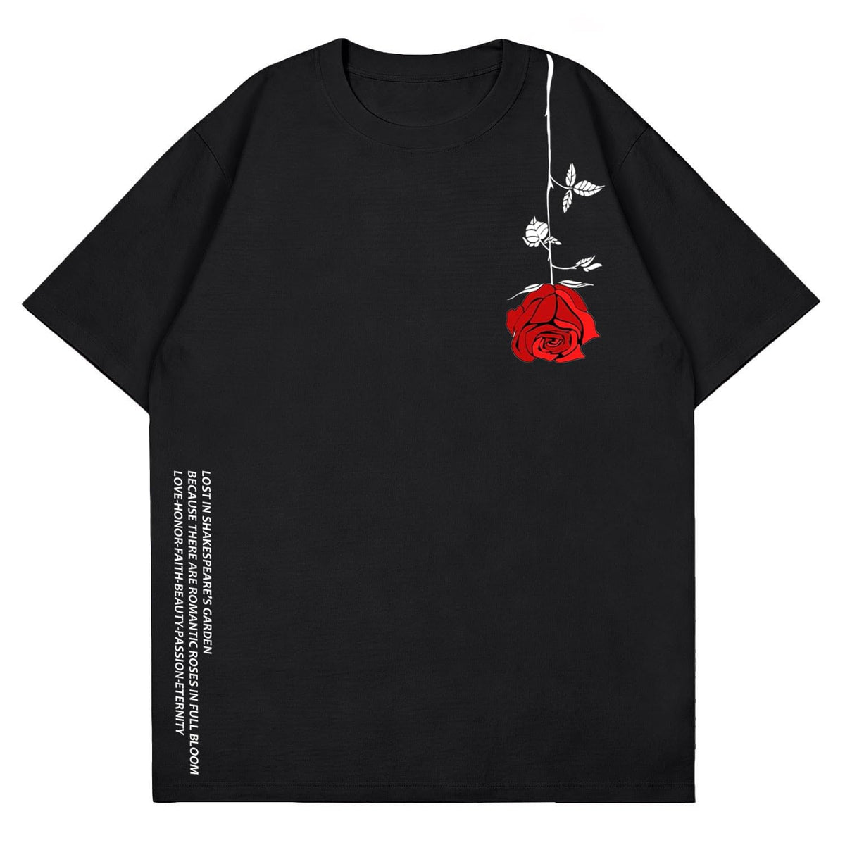 Mens Graphic Tees Oversized Creative Graffiti Tshirt
