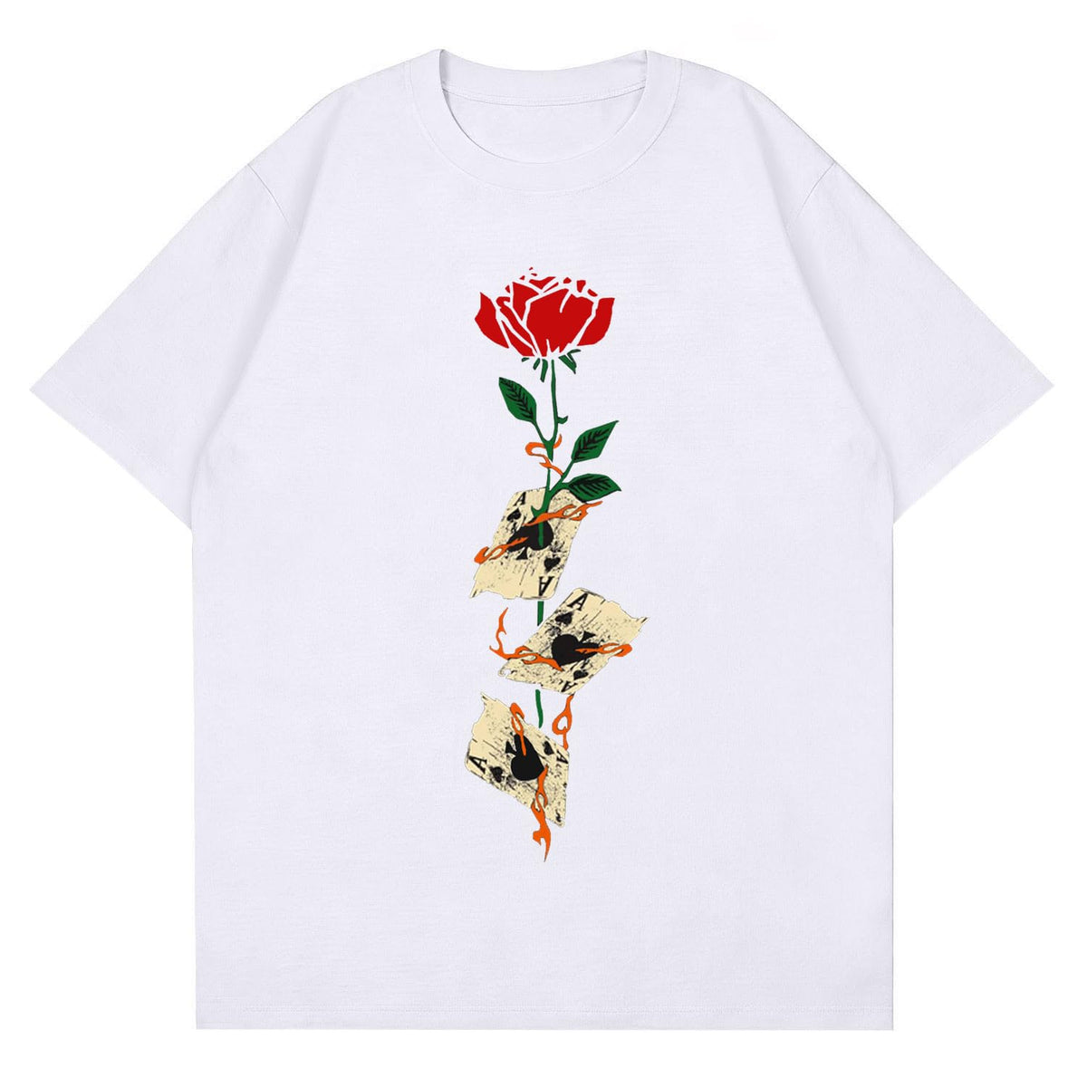 Mens Graphic Tees Oversized Creative Graffiti Tshirt