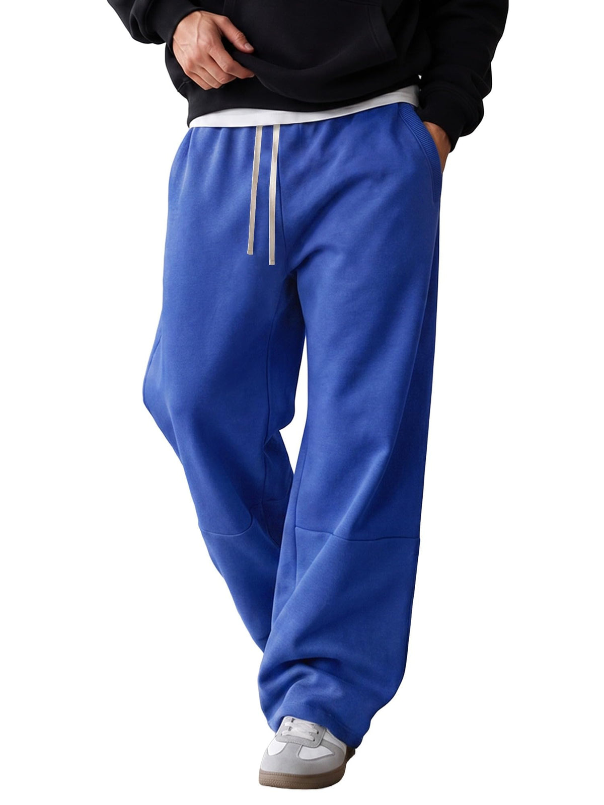 JMIERR Men's Baggy Sweatpants Straight Leg Drawstring