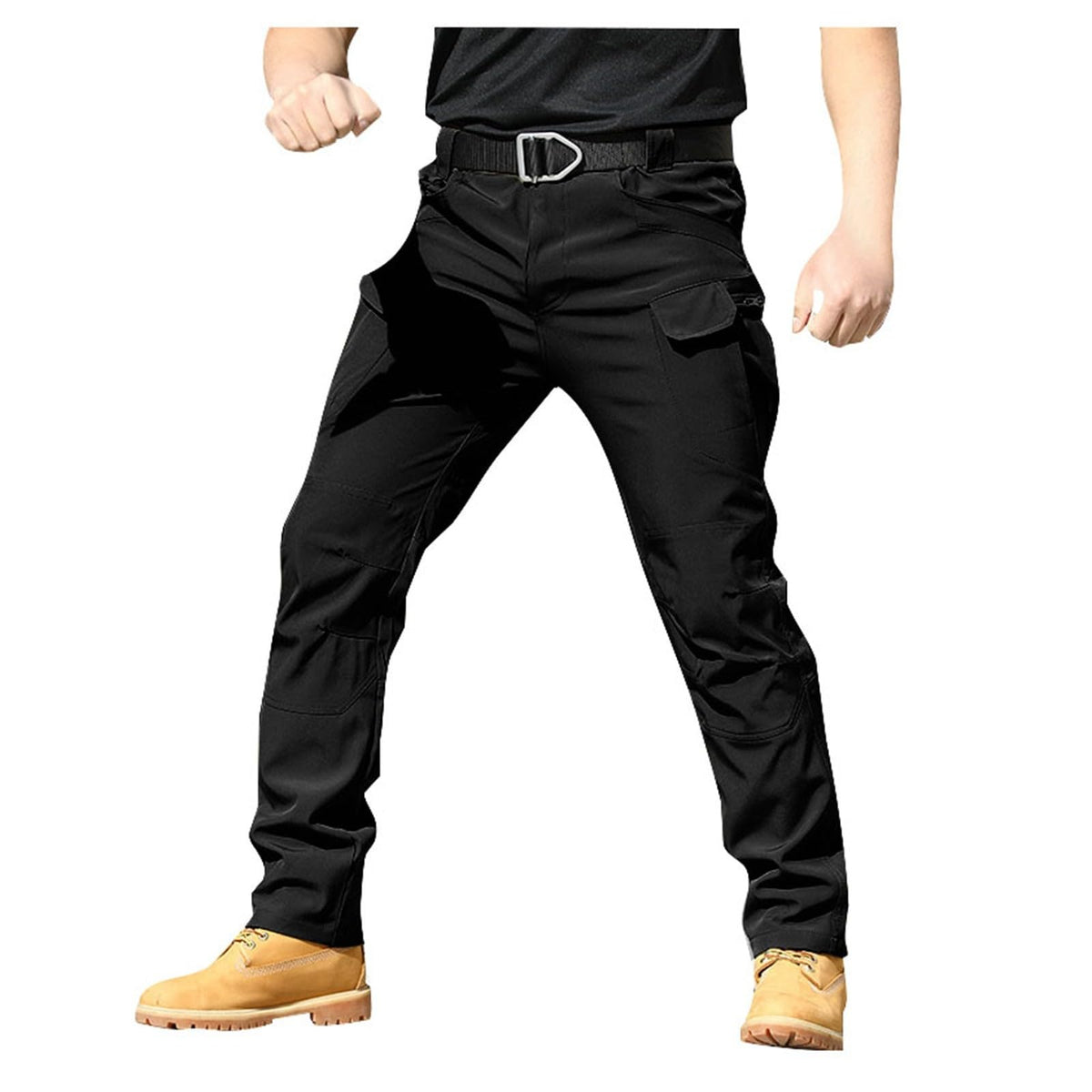 Cargo Work Pants for Men 2026 Tactical Stretch Casual Waterproof Travel Hiking Pant with Multi Pockets (No Belt)