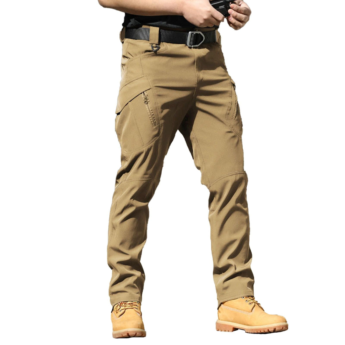 Cargo Work Pants for Men 2026 Tactical Stretch Casual Waterproof Travel Hiking Pant with Multi Pockets (No Belt)