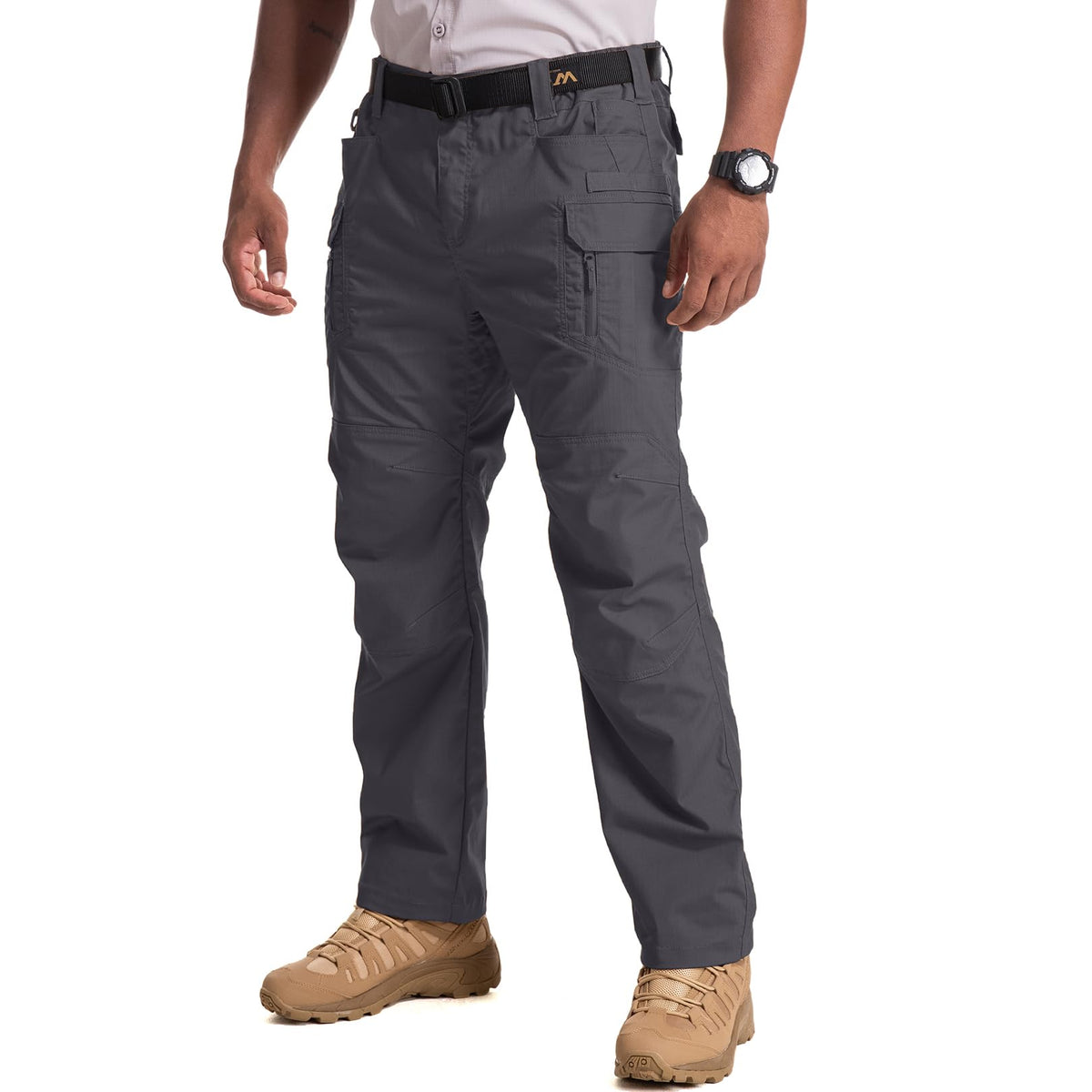Mens Cargo Pants Tactical Cotton Flex Stretch BDU Outdoor Hiking Work Pants