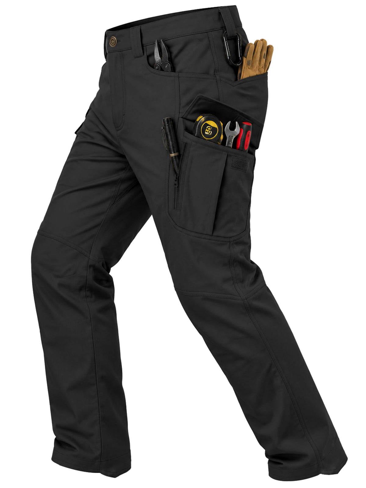 Men's Tactical Cargo Pants Stretch Ripstop Hiking Work Pants with 9 Pockets