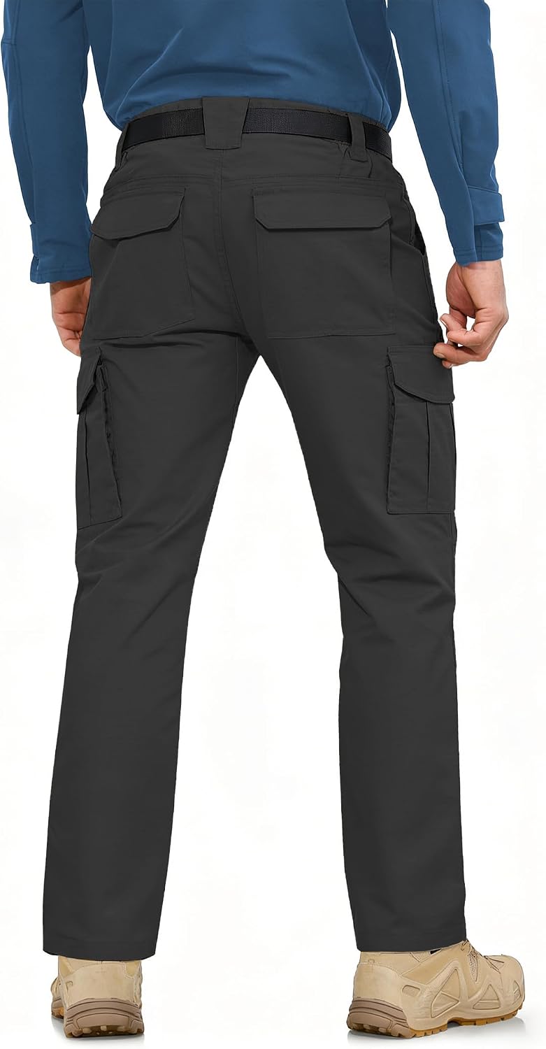 MOURCE Tactical Pants for Men Stretch Cargo Ripstop Waterproof Work Outdoor