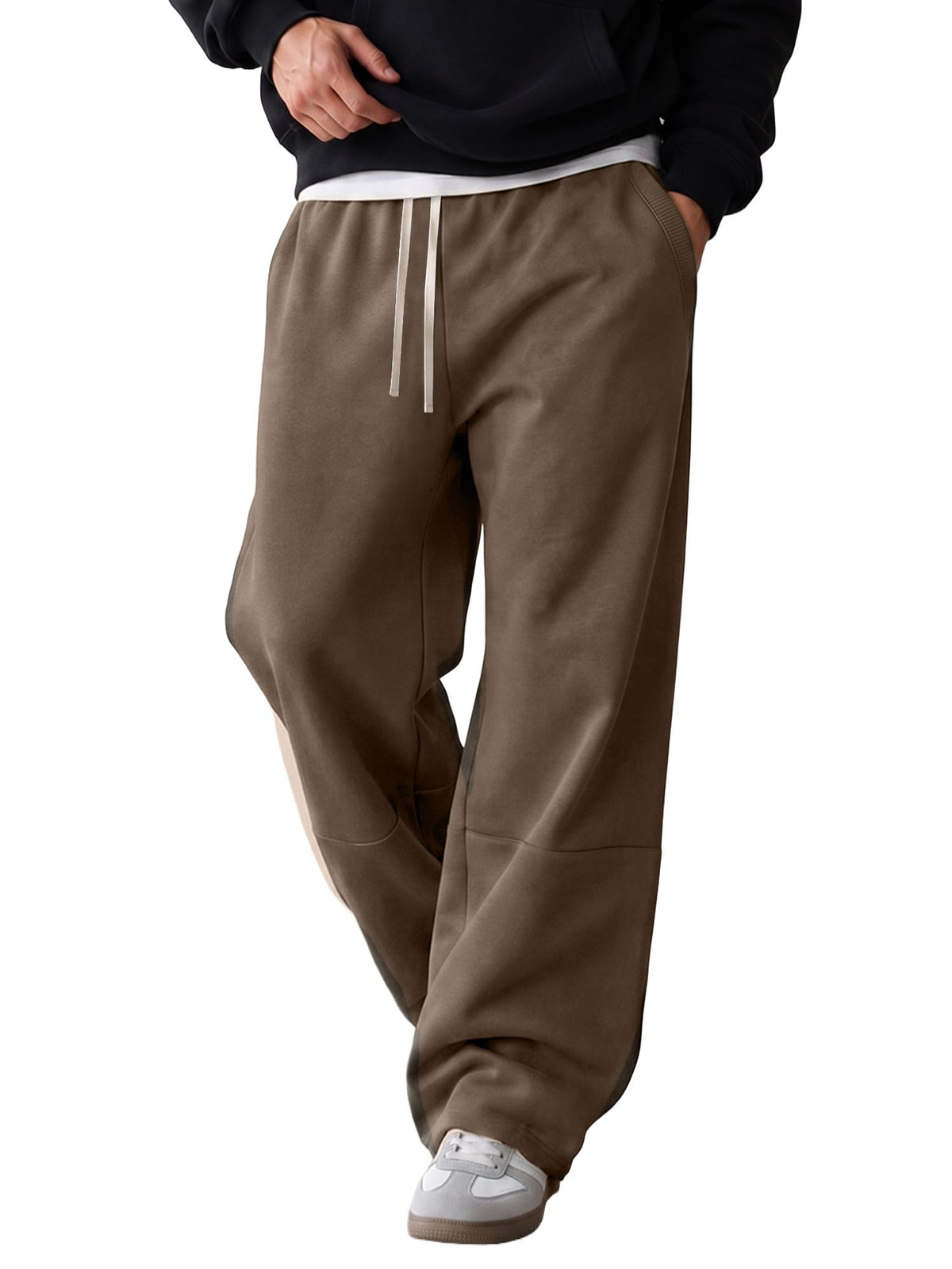 JMIERR Men's Baggy Sweatpants Straight Leg Drawstring
