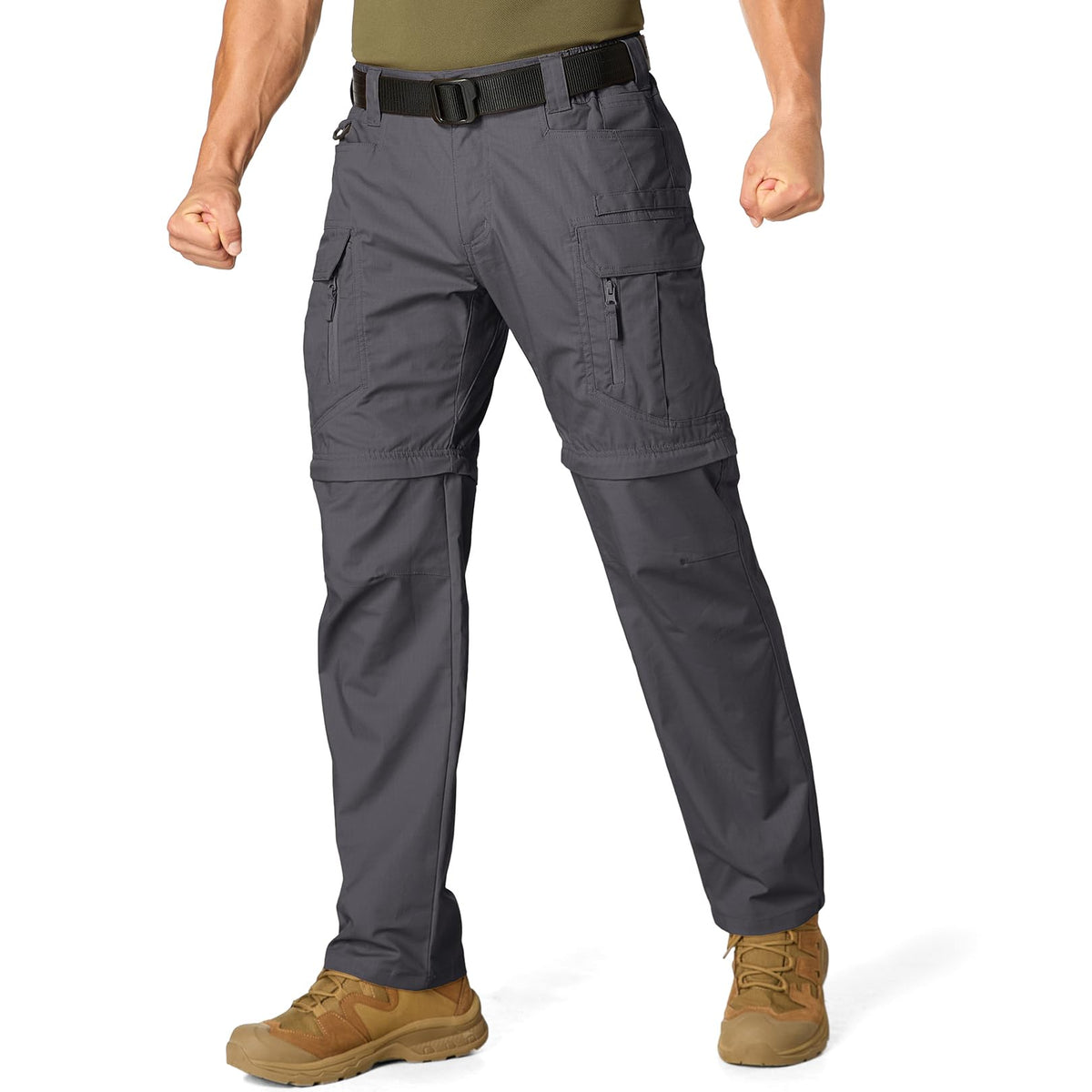 Mens Cargo Pants Tactical Cotton Flex Stretch BDU Outdoor Hiking Work Pants