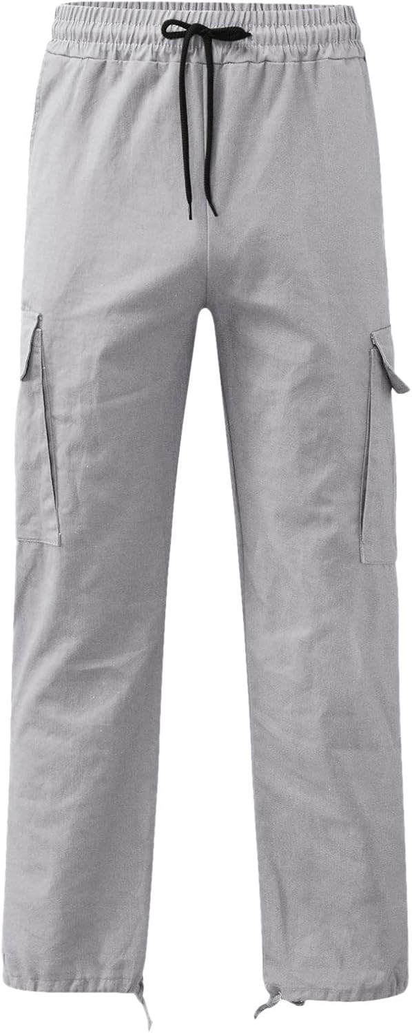 Mens Cargo Pants Fall 2026 Stretch Hiking Work Pant With Multi Pockets