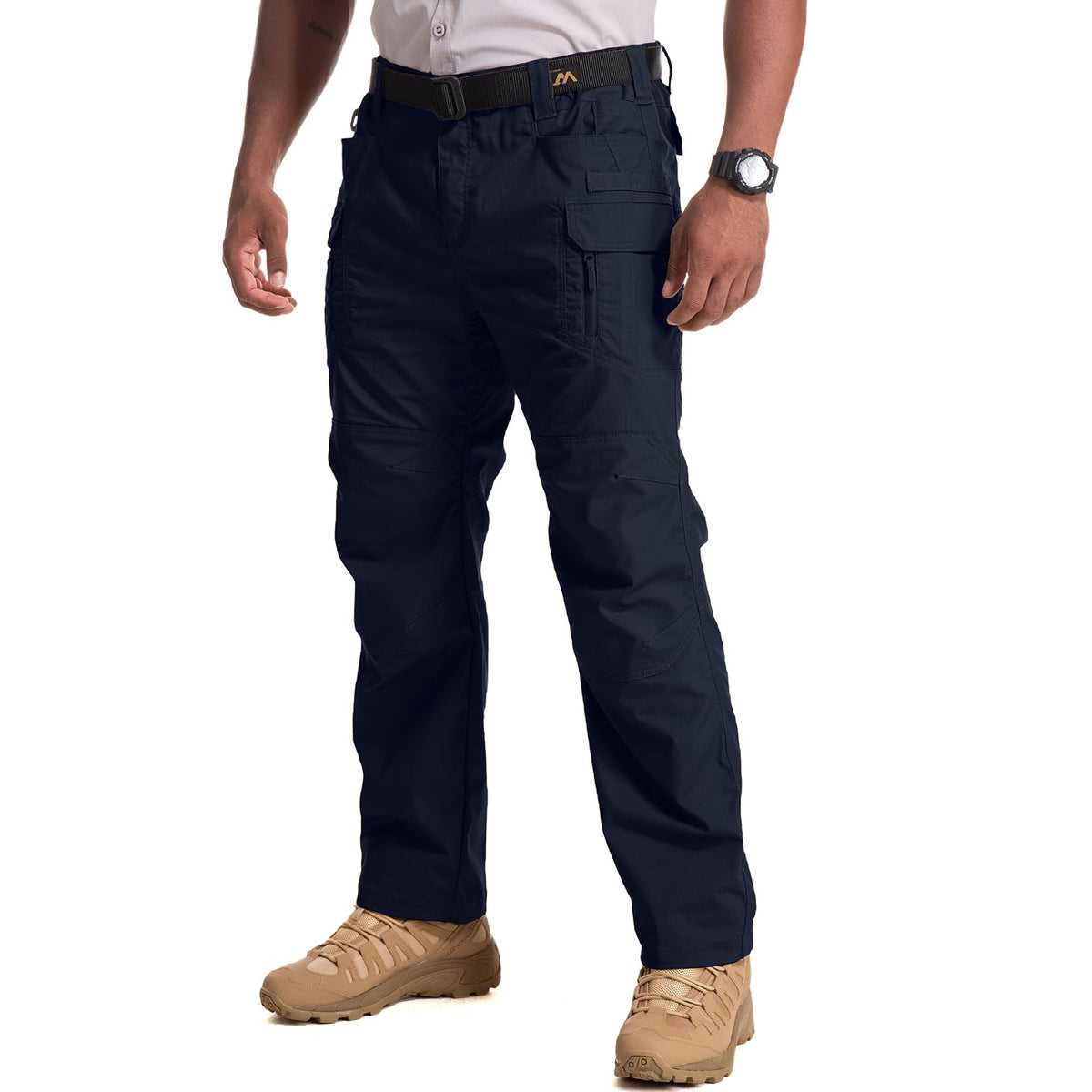 Mens Cargo Pants Tactical Cotton Flex Stretch BDU Outdoor Hiking Work Pants