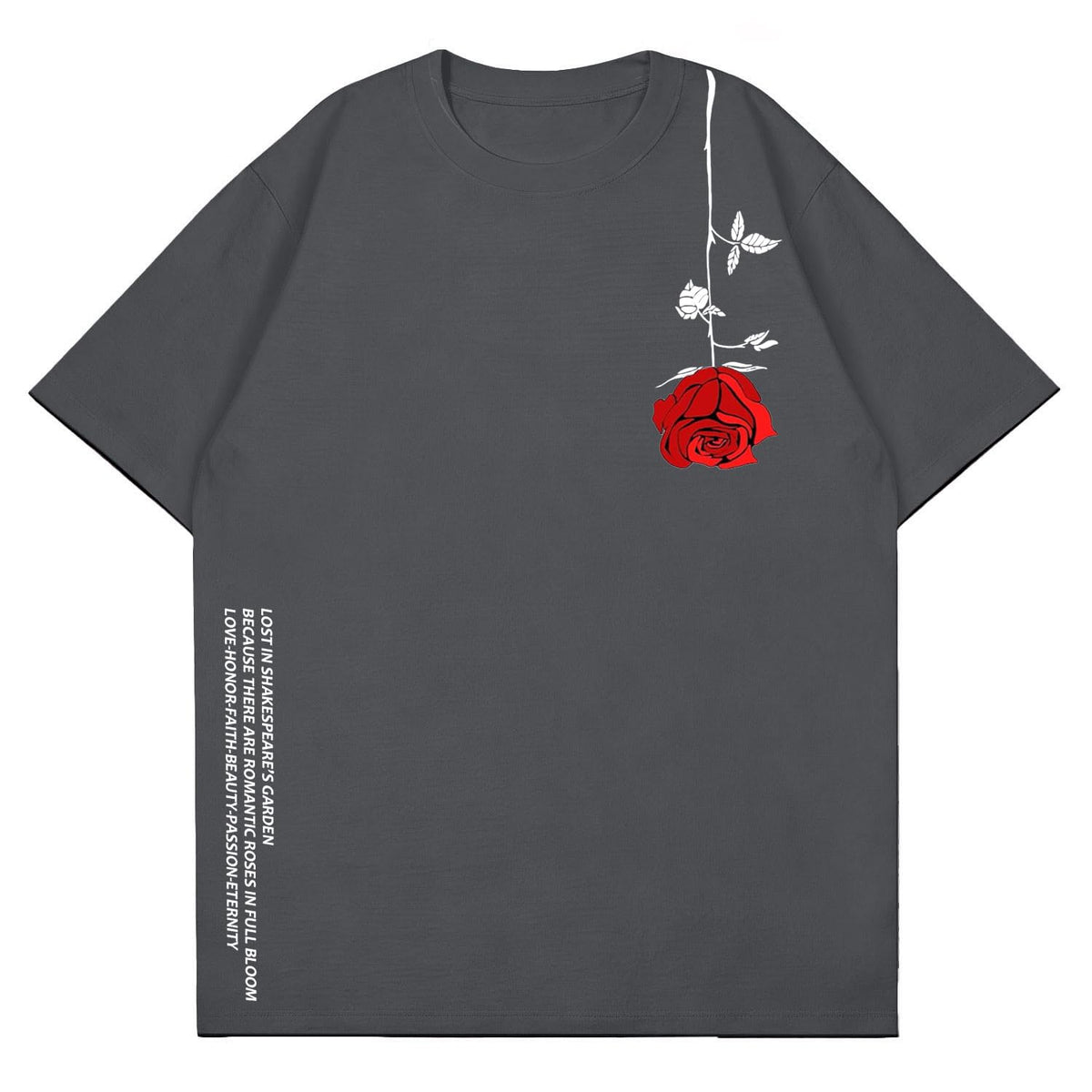 Mens Graphic Tees Oversized Creative Graffiti Tshirt
