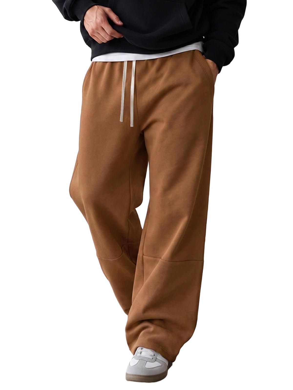 JMIERR Men's Baggy Sweatpants Straight Leg Drawstring