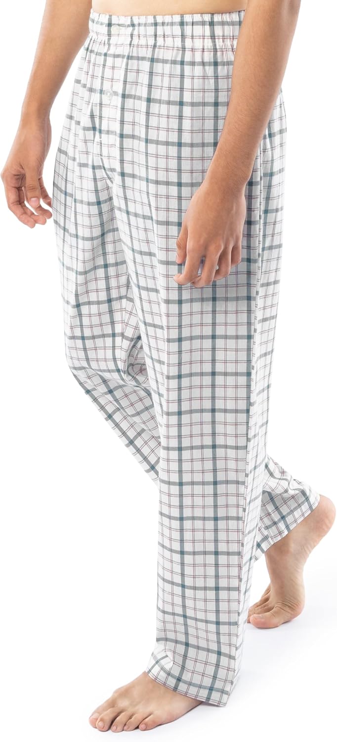 Fruit of the Loom Men's Sleep Sets, Pajama Set with Full Length Bottoms